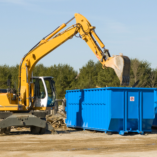 can i choose the location where the residential dumpster will be placed in Hancock